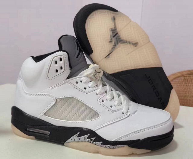 Air Jordan 5 Retro 2024 V White Black Grey